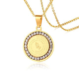 Bible Verse Prayer CZ Necklace