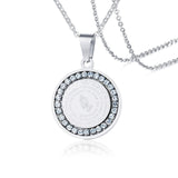 Bible Verse Prayer CZ Necklace