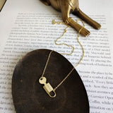 Lock Key Necklace