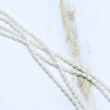 Natural Fresh Water Rice Pearl Necklace